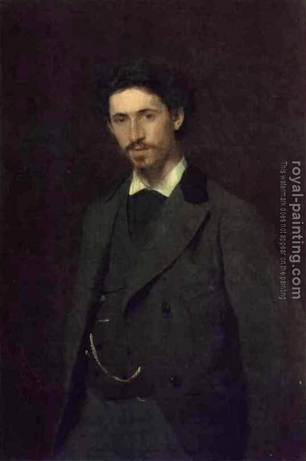 Ivan Nikolaevich Kramskoy : Portrait of the Artist Ilya Repin